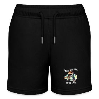 DLM KIDS NEW SONG W1U - Kids Organic Sweat Shorts by Stanley/Stella - black - Front