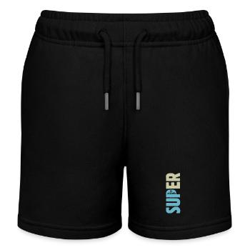 SUPER, Stand up paddling, SUP - Kinder Organic Joggingshorts Mini Bolter von Stanley/Stella - Schwarz - Vorne