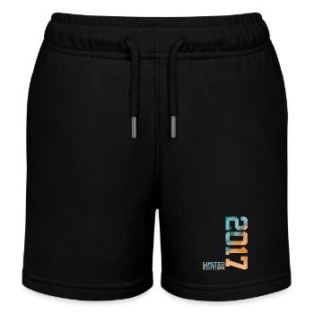 9TH BIRTHDAY LIMITED EDITION 2017 - Kids Organic Sweat Shorts by Stanley/Stella - black - Front