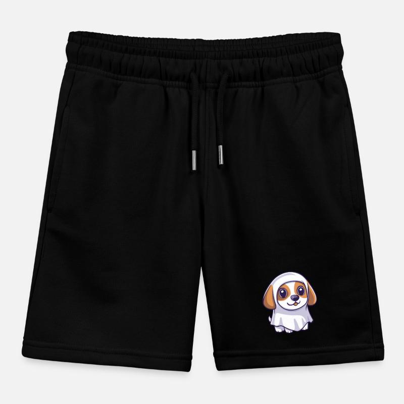 Beagle Hund Halloween Comic Geist Kinder Organic Joggingshorts Mini Bolter von Stanley/Stella