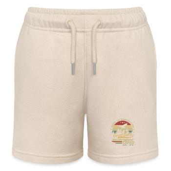 19 years old Aged to Perfection born: January 2005 - Kids Organic Sweat Shorts by Stanley/Stella - soft Ecru - Front