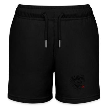 Mallorca Mädels Tour - Kinder Organic Joggingshorts Mini Bolter von Stanley/Stella - Schwarz - Vorne