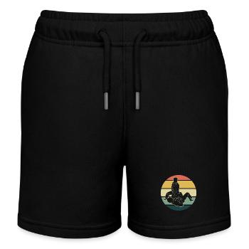 Jiu Jitsu Selbstverteidigung - Kinder Organic Joggingshorts Mini Bolter von Stanley/Stella - Schwarz - Vorne