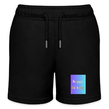 ALLES GUTE ZUM GEBURTSTAG!. ALLES GUTE ZUM GEBURTSTAG!. JAHRESTAG. - Kinder Organic Joggingshorts Mini Bolter von Stanley/Stella - Schwarz - Vorne