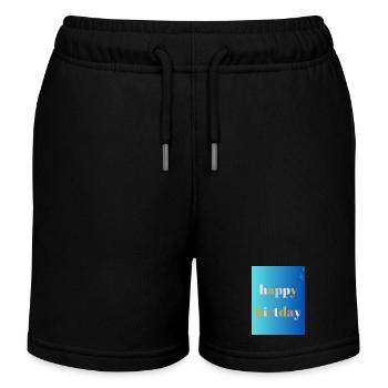 ALLES GUTE ZUM GEBURTSTAG!. ALLES GUTE ZUM GEBURTSTAG!. JAHRESTAG. - Kinder Organic Joggingshorts Mini Bolter von Stanley/Stella - Schwarz - Vorne