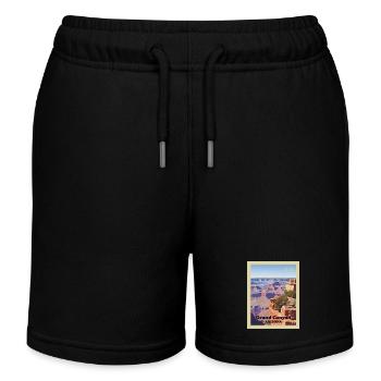 Parc national du Grand Canyon - Short de jogging enfant bio Stanley/Stella - noir - Devant