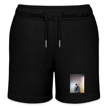 Tom Erik Risanger - Kinder Organic Joggingshorts Mini Bolter von Stanley/Stella - Schwarz - Vorne