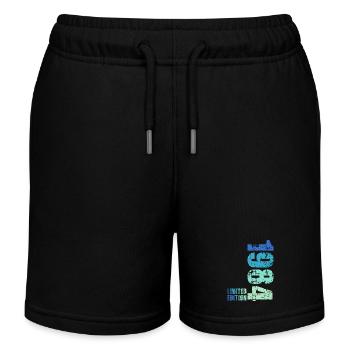 40th birthday 1984 - Kids Organic Sweat Shorts by Stanley/Stella - black - Front