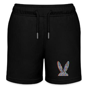 Easter | Easter Bunny | Easter Eggs | Picture in Picture - Kids Organic Sweat Shorts by Stanley/Stella - black - Front