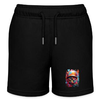 Graffiti style3 - Short de jogging enfant bio Stanley/Stella - noir - Devant