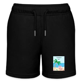 Summer Love - Kinder Organic Joggingshorts Mini Bolter von Stanley/Stella - Schwarz - Vorne