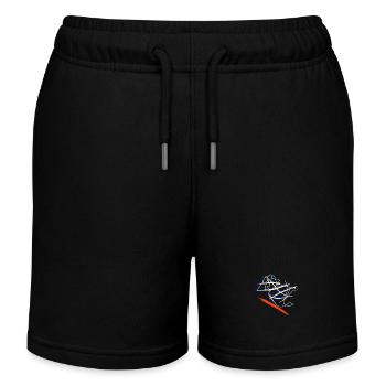 Abstrakt kleiden Abstrakter Kleidungsstil - Kinder Organic Joggingshorts Mini Bolter von Stanley/Stella - Schwarz - Vorne