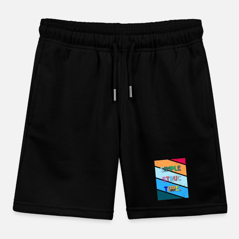 Conception simple. Structure simple 2024. Short de jogging enfant bio Stanley/Stella