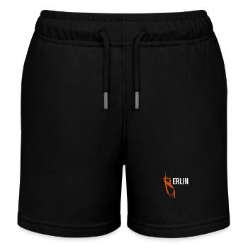 Souvenir berlinois branché - Short de jogging enfant bio Stanley/Stella - noir - Devant