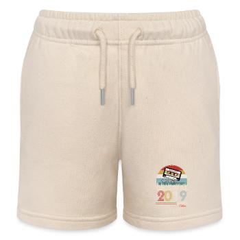Cadeau rétro élégant : 2019 Vintage - Short de jogging enfant bio Stanley/Stella - écru doux - Devant
