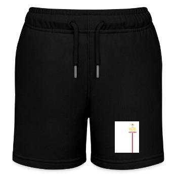 Never give up - Kids Organic Sweat Shorts by Stanley/Stella - black - Front