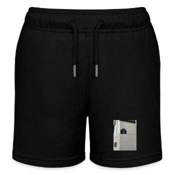 IMG 0491 - Kinder Organic Joggingshorts Mini Bolter von Stanley/Stella - Schwarz - Vorne