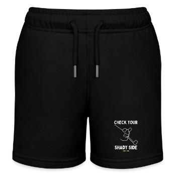 Carl Jung Quote Translated To Gen Z - Shady Side - Kids Organic Sweat Shorts by Stanley/Stella - black - Front