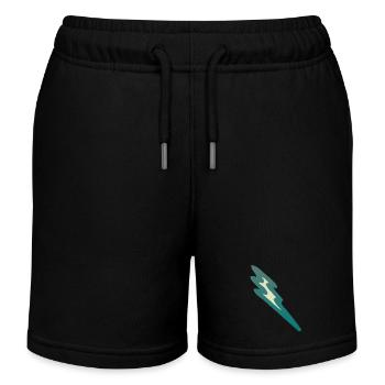 eclair foudre 904 W - Short de jogging enfant bio Stanley/Stella - noir - Devant