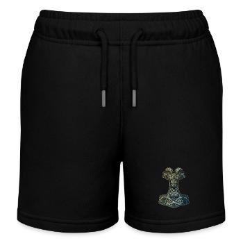 Mjölnir - Kids Organic Sweat Shorts by Stanley/Stella - black - Front
