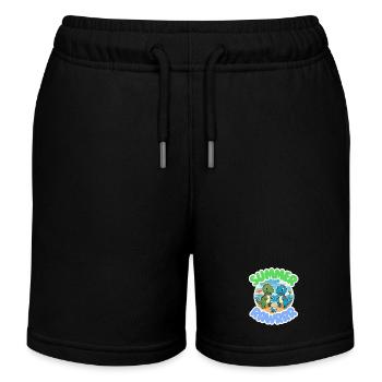 ÉTÉ RAWRRR - Short de jogging enfant bio Stanley/Stella - noir - Devant