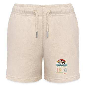Elegantes Retro-Geschenk: 1950er Jahre Vintage - Kinder Organic Joggingshorts Mini Bolter von Stanley/Stella - Natur - Vorne