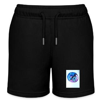 1000048223 - Kinder Organic Joggingshorts Mini Bolter von Stanley/Stella - Schwarz - Vorne