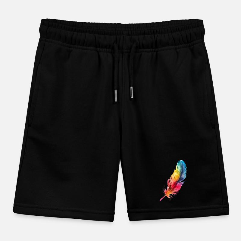Bird feather: Lightweight with ingenious function Kids Organic Sweat Shorts by Stanley/Stella