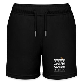 Guerrier des steppins - Short de jogging enfant bio Stanley/Stella - noir - Devant