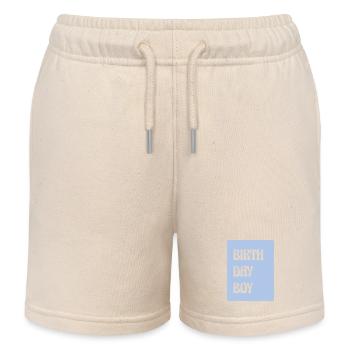 Birthday Boy - Kinder Organic Joggingshorts Mini Bolter von Stanley/Stella - Natur - Vorne
