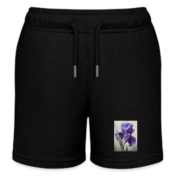 Iris FL 110 - Kinder Organic Joggingshorts Mini Bolter von Stanley/Stella - Schwarz - Vorne