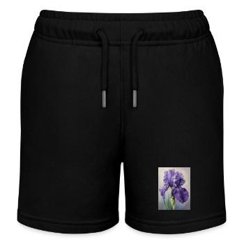 Iris FL 100 - Kids Organic Sweat Shorts by Stanley/Stella - black - Front