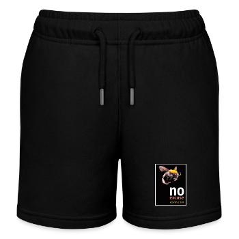 Hummel - Kinder Organic Joggingshorts Mini Bolter von Stanley/Stella - Schwarz - Vorne