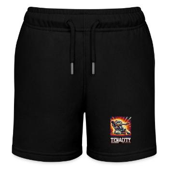 Tenacity - Fight to the End Jiu Jitsu - Kids Organic Sweat Shorts by Stanley/Stella - black - Front