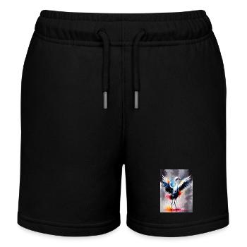 Grue - Short de jogging enfant bio Stanley/Stella - noir - Devant