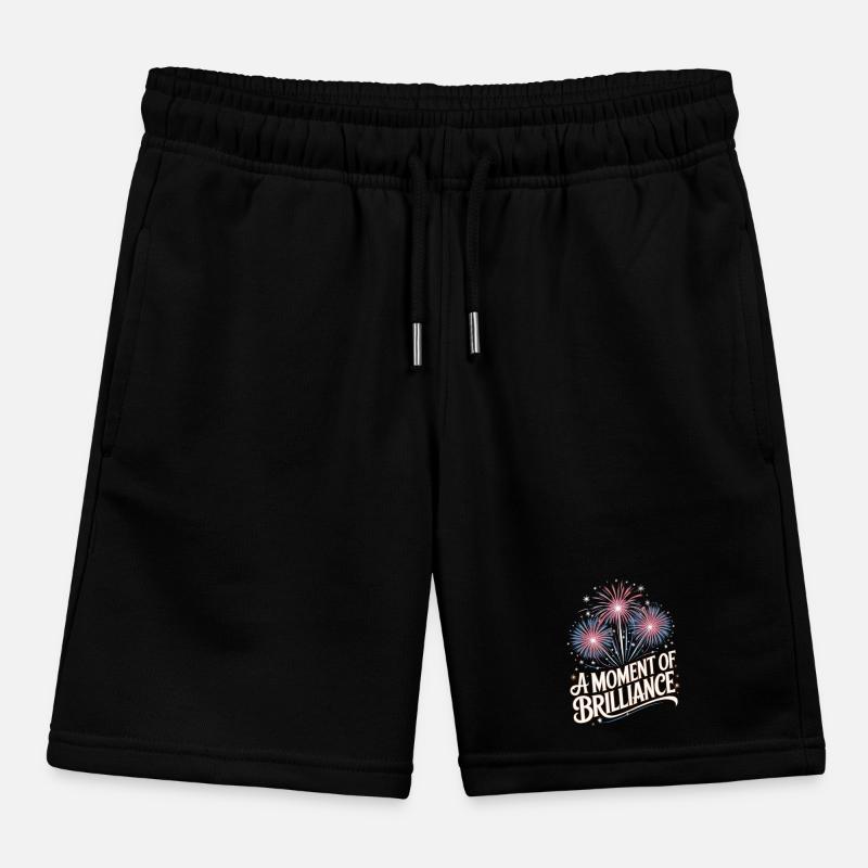 Pyrotechnics Fireworks Pyrotechnics Kids Organic Sweat Shorts by Stanley/Stella