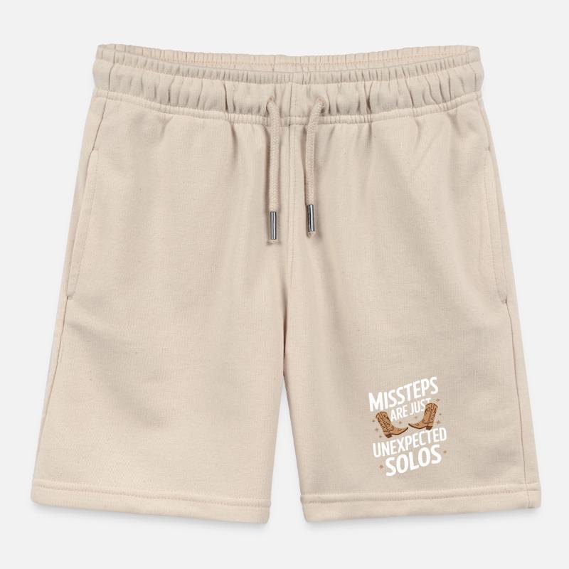 Line Dancing Dancing Dancers Kids Organic Sweat Shorts by Stanley/Stella