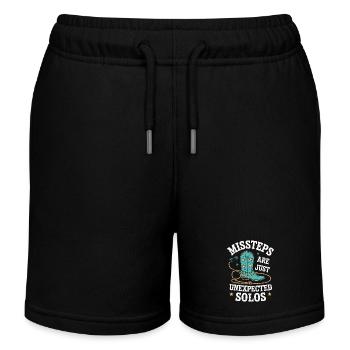 Line Dancing Dancing Dancers - Kids Organic Sweat Shorts by Stanley/Stella - black - Front
