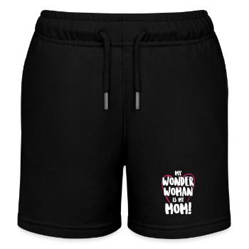 My Is My Mom - Kids Organic Sweat Shorts by Stanley/Stella - black - Front