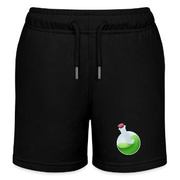 Potion verte - Short de jogging enfant bio Stanley/Stella - noir - Devant