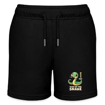 Silvester-Party - China 2025 - Kinder Organic Joggingshorts Mini Bolter von Stanley/Stella - Schwarz - Vorne