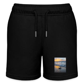 She needed a hero - Kinder Organic Joggingshorts Mini Bolter von Stanley/Stella - Schwarz - Vorne