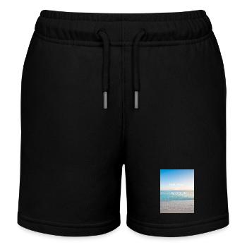 Feel free as the Ocean - Kinder Organic Joggingshorts Mini Bolter von Stanley/Stella - Schwarz - Vorne