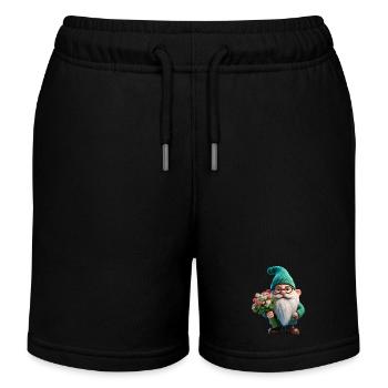 Gartenzwerg Valentinstag - Kinder Organic Joggingshorts Mini Bolter von Stanley/Stella - Schwarz - Vorne