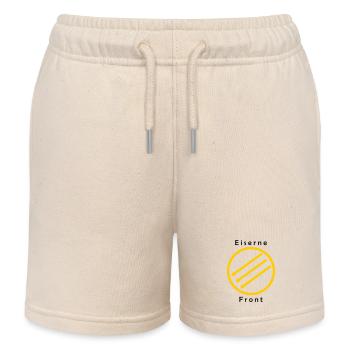 Front d’Eiserne - Drei Pfeile - Short de jogging enfant bio Stanley/Stella - écru doux - Devant