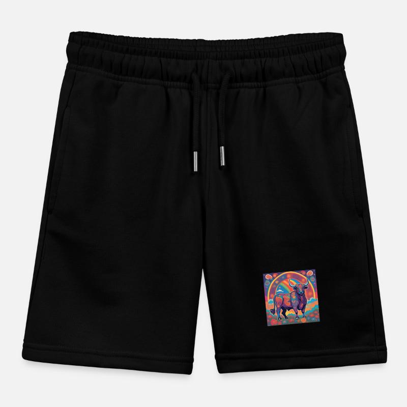 Stier Sternzeichen psychedelisch Geschenk Kinder Organic Joggingshorts Mini Bolter von Stanley/Stella