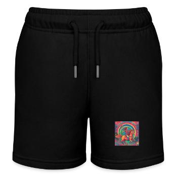Sagittaire Astrologie Astro Gift - Short de jogging enfant bio Stanley/Stella - noir - Devant