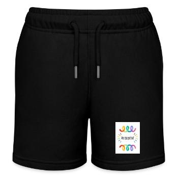 Fier - Short de jogging enfant bio Stanley/Stella - noir - Devant