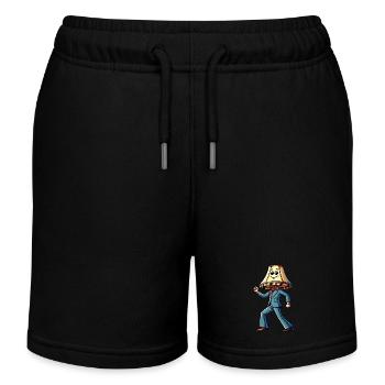 Lampe du samedi soir - Short de jogging enfant bio Stanley/Stella - noir - Devant