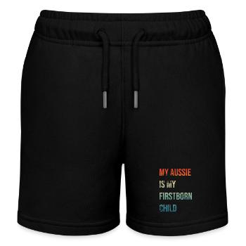 Premier-né australien - Short de jogging enfant bio Stanley/Stella - noir - Devant